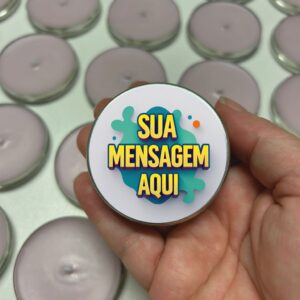 Mini Vela Personalizada – 15 UNIDADES