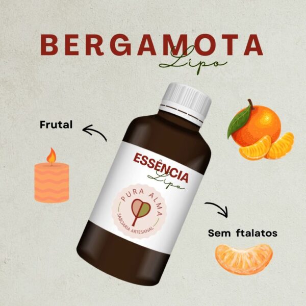 Essência Bergamota LIPO 100g