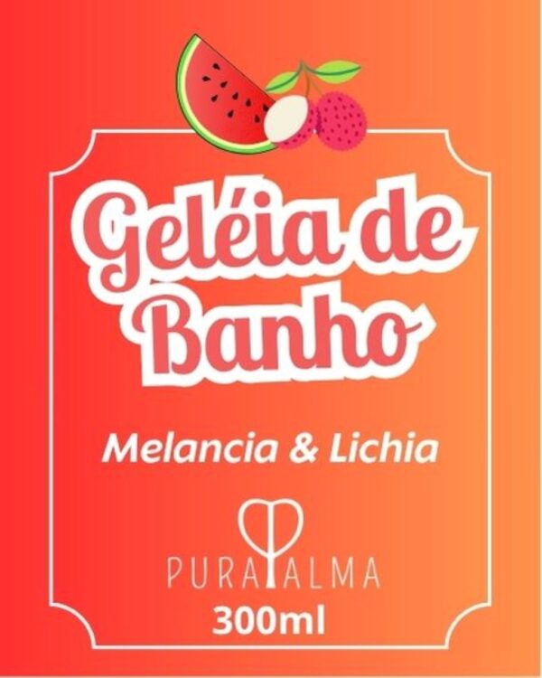 Geleia de Banho MELANCIA E LICHIA 300ml