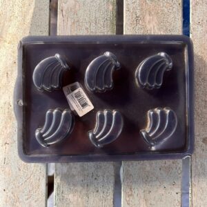 Forma de Acetato Banana 6 Cavidades