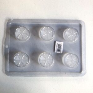 Forma de Acetato Laranja 6 Cavidades