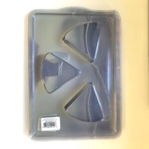 Forma de Acetato Fatia 3 Cavidades