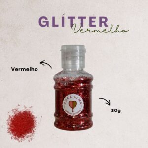 Glítter Vermelho 30g