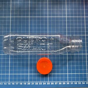 Garrafa PET Quadrada 300ml – 10 UNIDADES