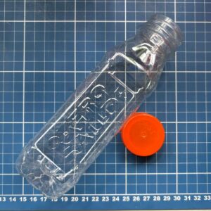 Garrafa PET Quadrada 300ml – 10 UNIDADES