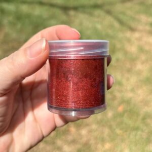 Mica Vermelho Bordô 10g
