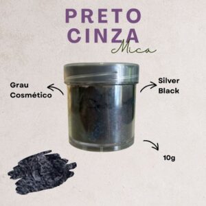 Mica Preto Cinza 10g