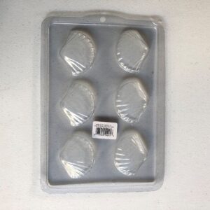 Forma de Acetato Conchas 6 Cavidades