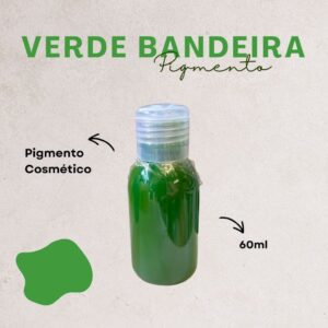 Pigmento Cosmético Verde Bandeira 60ml